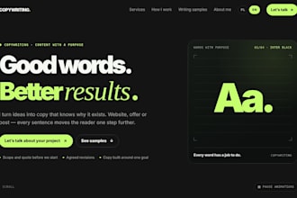 build a modern website for your small business or freelance brand