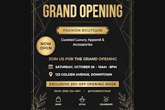 design modern flyer and poster in canva