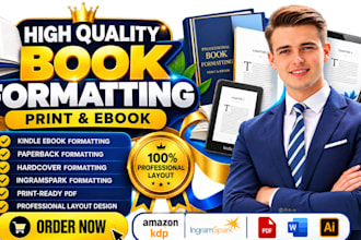 format your book for ingramspark, hardcover and adobe indesign