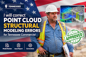 correct point cloud structural modeling errors for tennessee commercial