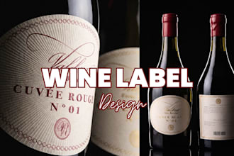 do wine labels gin vodka whisky brandy tequila beer whiskey and bottle packaging