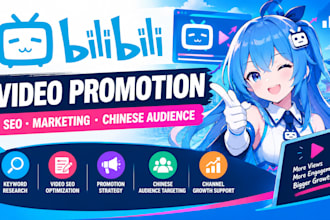 promote bilibili videos with SEO and chinese social media marketing