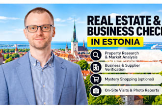 check real estate, businesses and suppliers in estonia