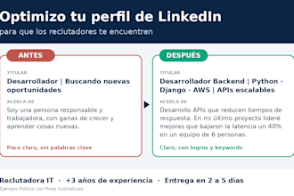 optimización de perfil de linkedin