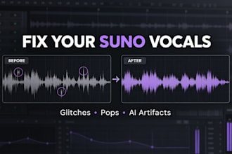 remove suno ai artifacts ai stem clean up robotic vocals remove suno ai artifact