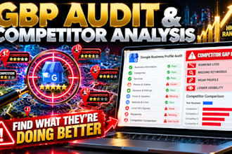 audit your google business profile and analyze your competitors