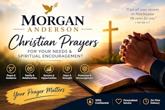 offer heartfelt christian prayers for your needs and spiritual encouragement