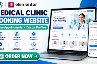 build a wordpress medical clinic appointment booking website and doctor profile