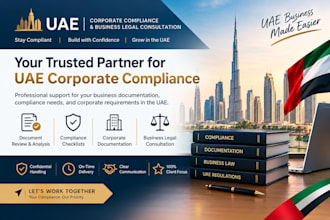 provide uae corporate compliance and business legal consultation services