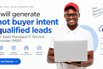 generate hot qualified leads for saas managed IT service provider msp