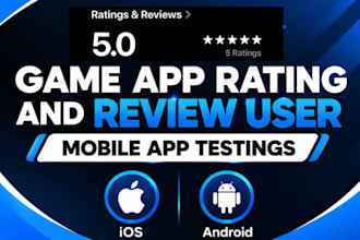 mobile app testing 48 apple store US rating review game app mobile app promotion