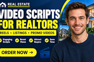 do real estate video scripts realtor reels property listing promo video scripts