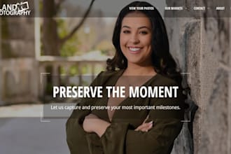 build wix photographer website photography portfolio wedding portrait website