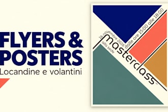 design a custom flyer or poster for your event or business
