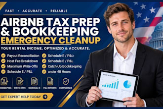 catch up your airbnb bookkeeping and rental tax prep under 48 hours