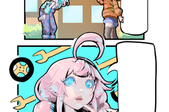 draw a manga page