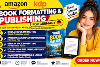 publish germany book on amazon kindle kdp book formatting, amazon kdp publishing
