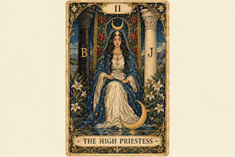 create custom tarot card and oracle deck illustrations
