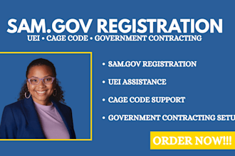 assist with sam gov registration, renewal and uei