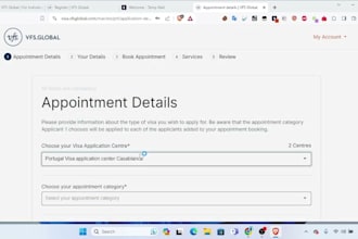 setup an appointment bot,vfs bot,booking bot,bls appointment