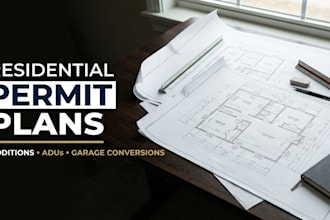 draft residential permit plans for additions and adus
