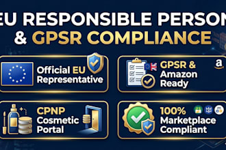 be your eu responsible person for gpsr compliance and amazon