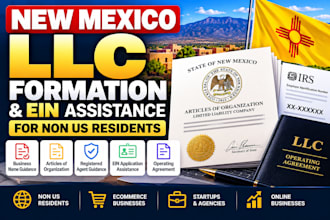 form your new mexico llc and assist with ein for non US residents
