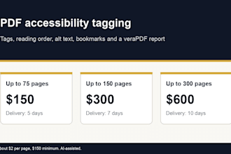 remediate your PDF for accessibility with tags, alt text and bookmarks