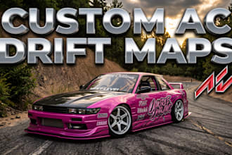 build custom assetto corsa drift track and mountain road map design