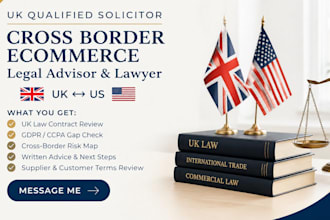 be your UK US cross border ecommerce legal advisor