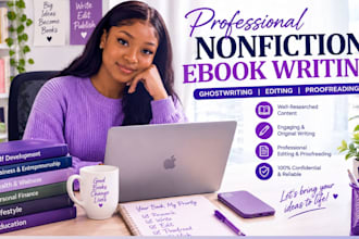 ghostwrite your nonfiction ebook and edit your manuscript