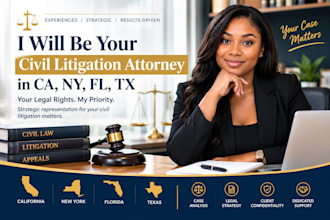 be your civil litigation attorney in ca ny fl tx