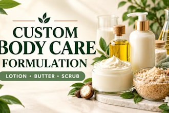 formulate custom body care products for your brand