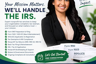 file 501c3 application form 1023 or 1023 ez for tax exempt nonprofit