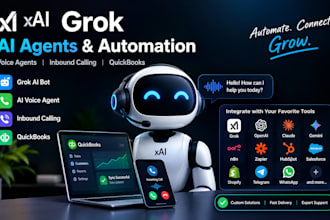 build grok ai quickbooks xai grok bot inbound calling ai voice agent assistant