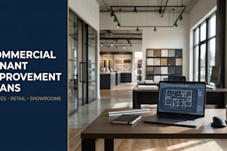 draft commercial tenant improvement floor plans