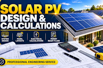 design solar rooftop structural plans and load calculations for permits