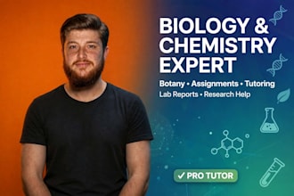 provide biology and chemistry tutoring