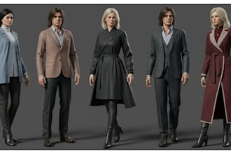 create 3d clothing metahuman garment 3d mock up second life clothing apparel