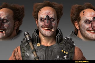 create realistic 3d characters and metahuman characters for games and film
