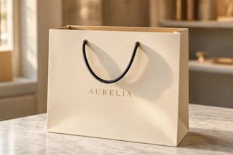 design professional shopping bags for your brand