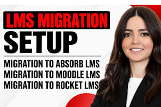 migrate your courses, users and lessons into absorb lms, moodle and rocket lms