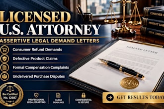 draft a legal demand for an undelivered purchase