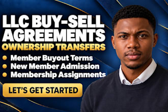 draft your llc buy sell agreement and membership interest transfer