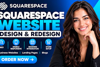 build squarespace website design squarespace redesign website development SEO