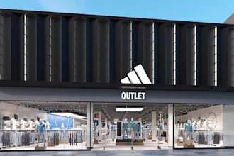 build fashion outlet store,storefront design,3d retail layout,showroom rendering