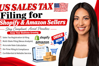 do US sales tax filing for shopify and amazon sellers
