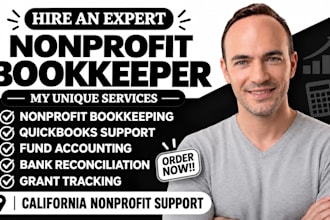 nonprofit bookkeeping, quickbooks and fund accounting