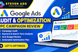 audit and optimize google ads PPC campaign as a SEM specialist