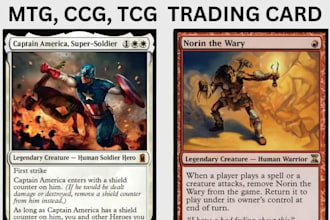 design custom mtg card design alter anime mtg card tcg illustration fantasy art